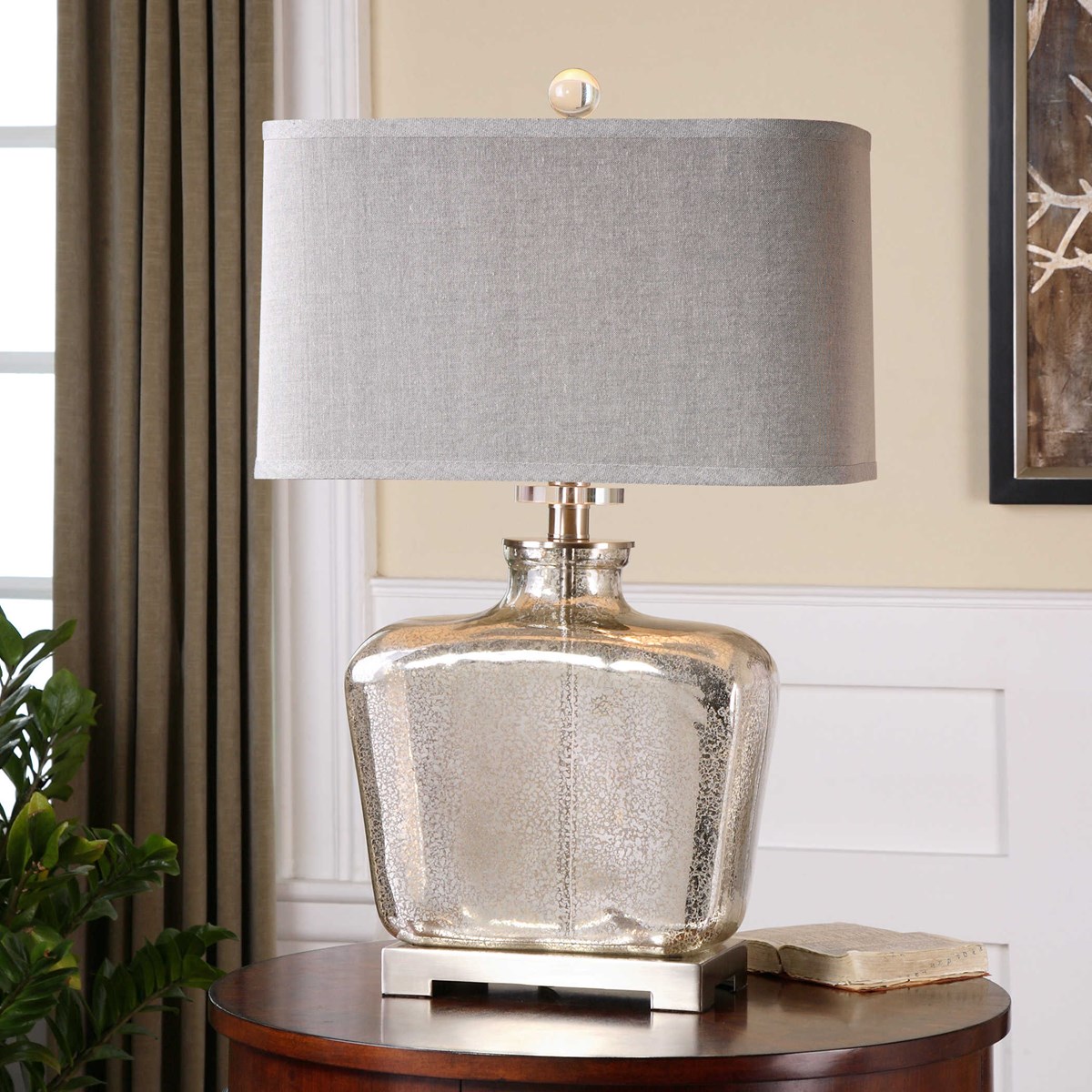 Classic gold table lamp home accessory