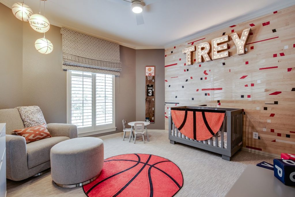 Basketball themed nursery - fun rooms for children