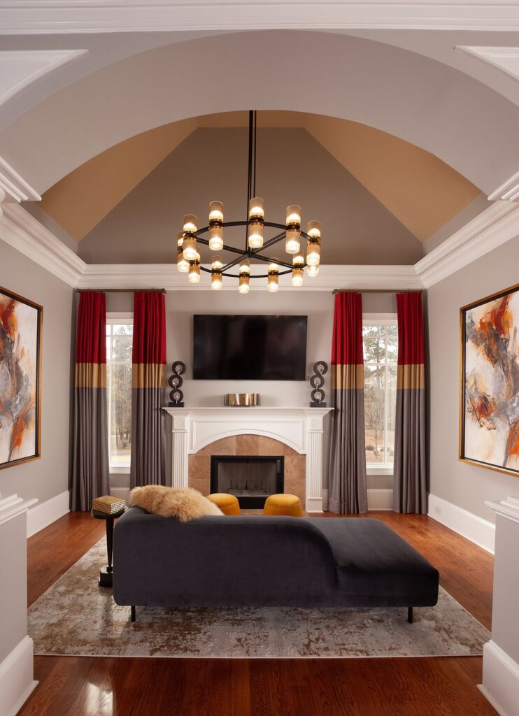 Statement ceilings in modern luxury homes