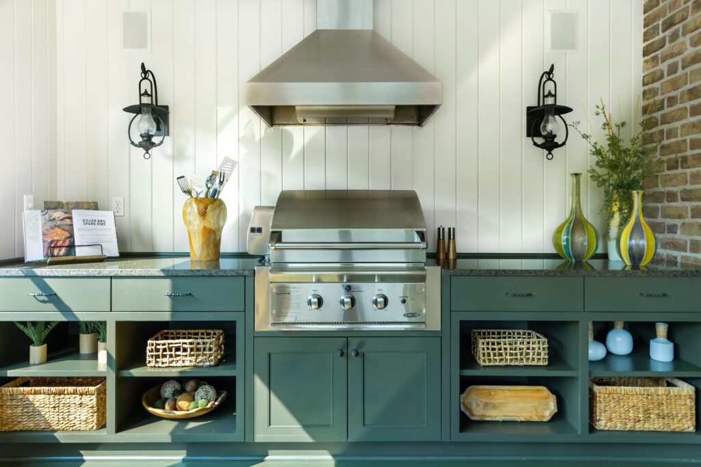 Modern kitchen design by Saint Paul interior designer